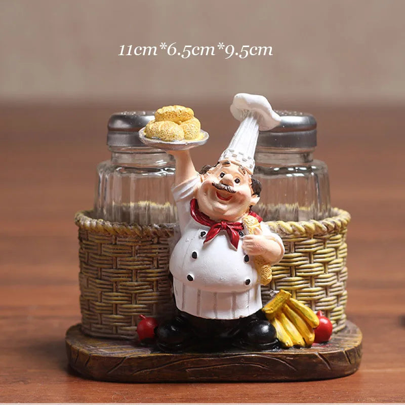 Kitchen Chef Salt & Pepper Set - The Culinary Cabinet