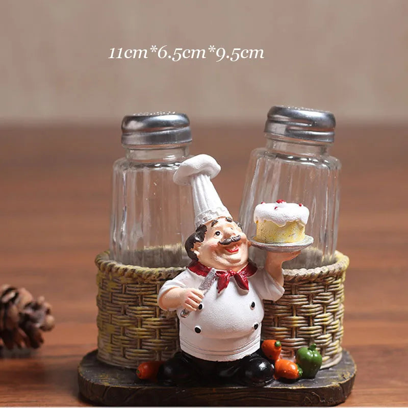 Kitchen Chef Salt & Pepper Set - The Culinary Cabinet