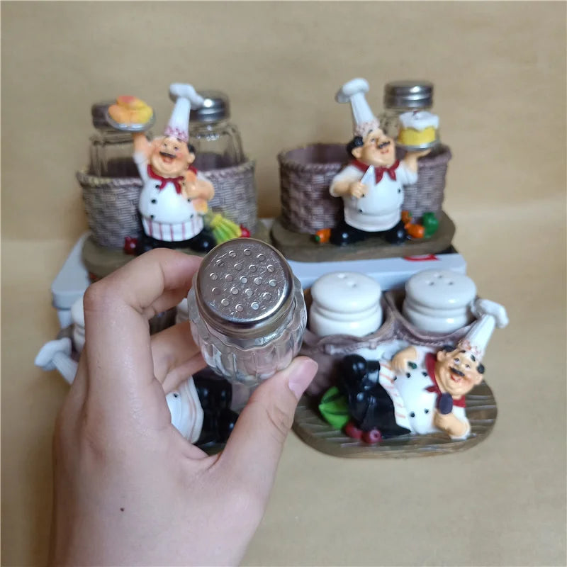 Kitchen Chef Salt & Pepper Set - The Culinary Cabinet