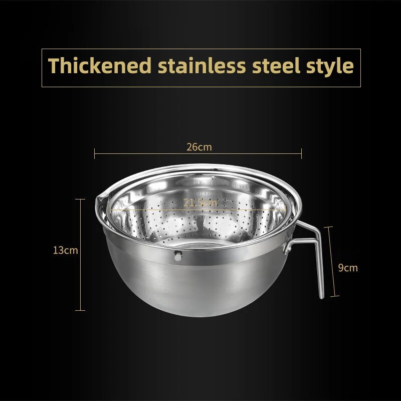 Obelix Stainless Steel Cleaning & Strainer Bowls - The Culinary Cabinet