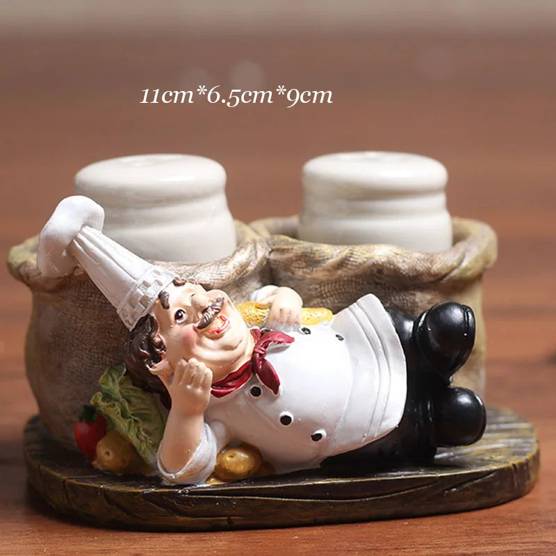 Kitchen Chef Salt & Pepper Set - The Culinary Cabinet