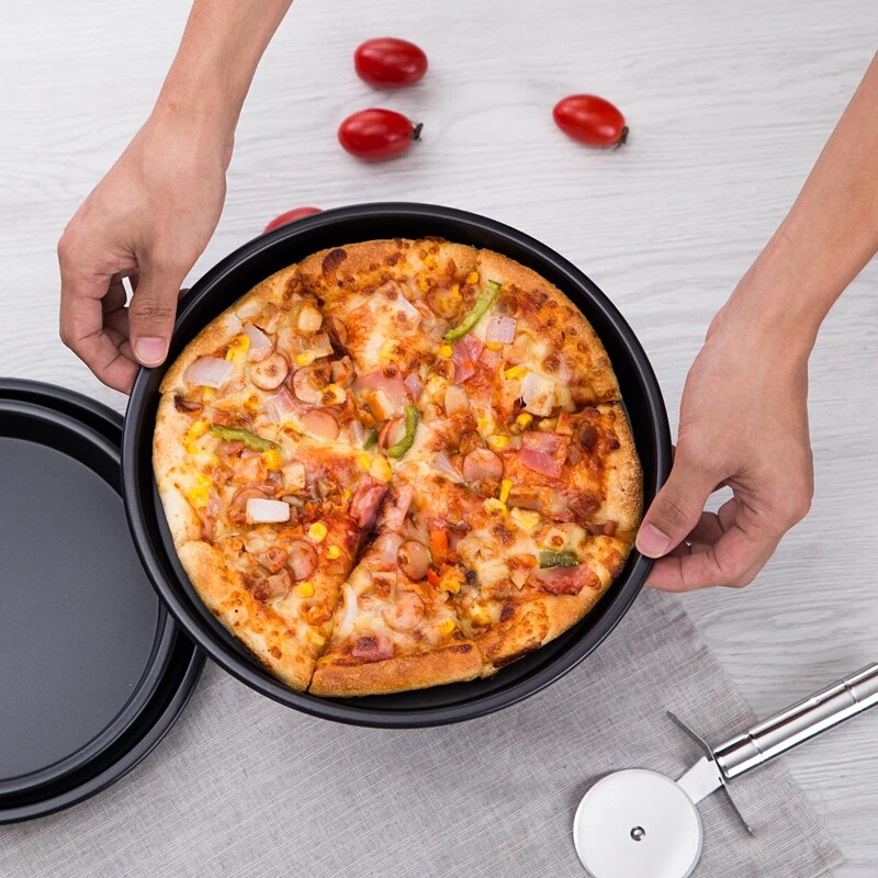 6 to 14-inch Premium Non-Stick Pizza Pans (Deep and/or Shallow) - The Culinary Cabinet