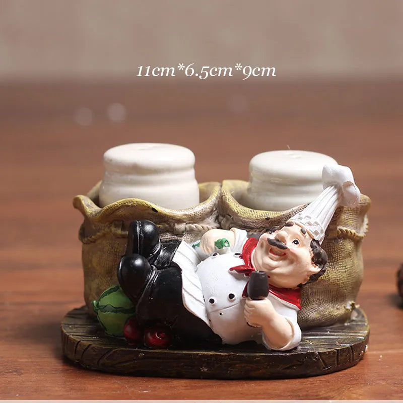 Kitchen Chef Salt & Pepper Set - The Culinary Cabinet