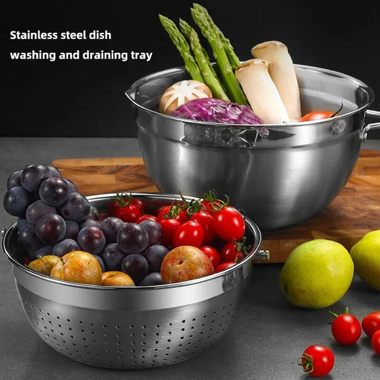 Obelix Stainless Steel Cleaning & Strainer Bowls - The Culinary Cabinet