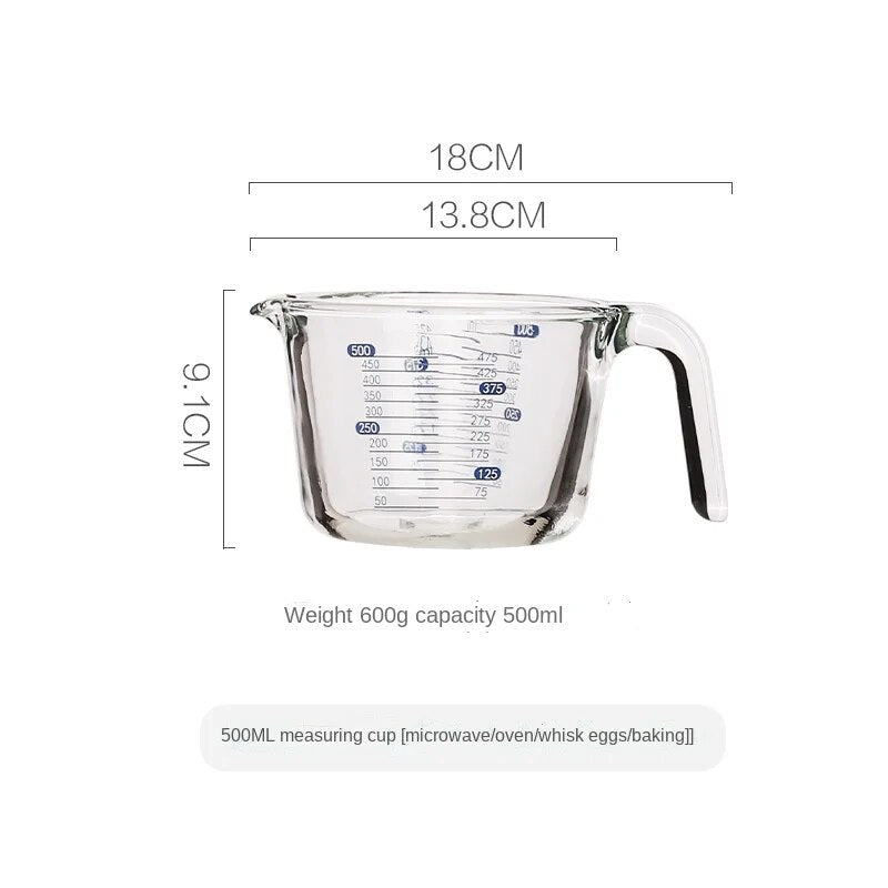 Glass Measuring Cup with Scale - The Culinary Cabinet