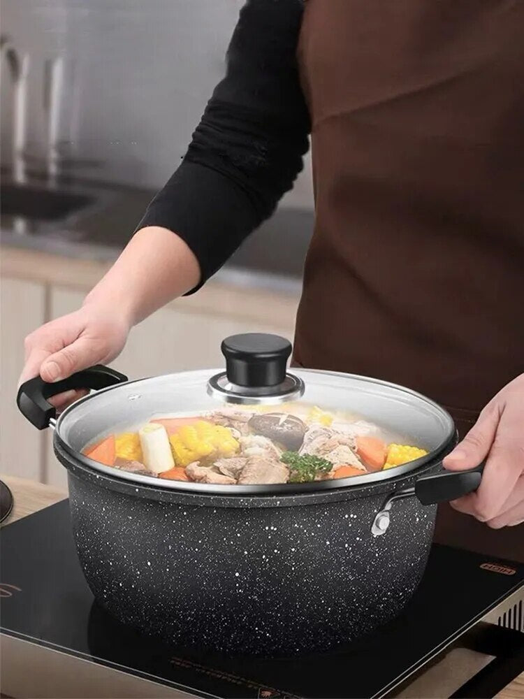 Maifan Stone Soup Pot With Lid - The Culinary Cabinet