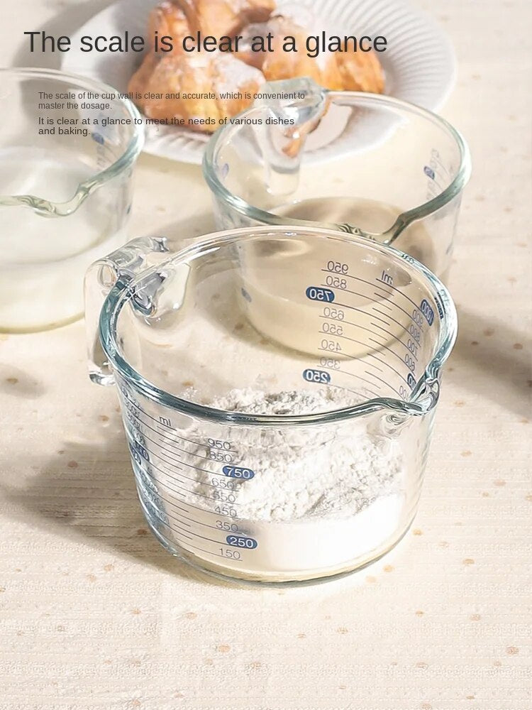 Glass Measuring Cup with Scale - The Culinary Cabinet